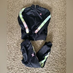 Girls Hurley Track Suit size 5